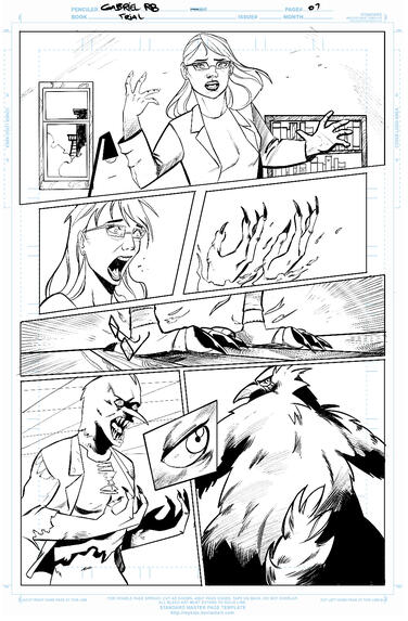 Transformation Comic Page 01• Job • 2025